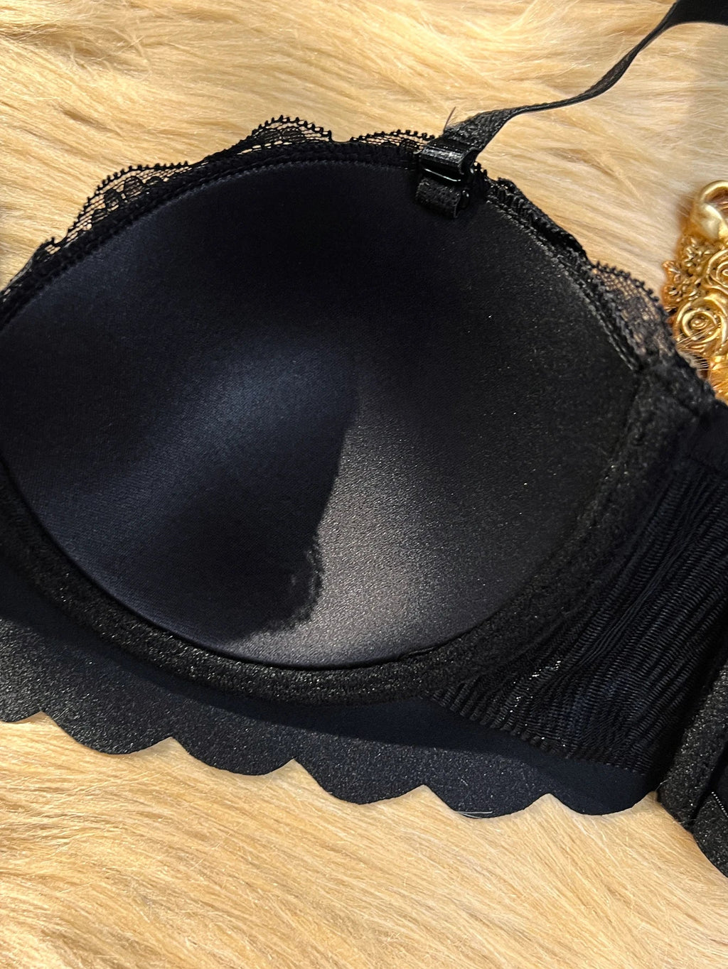 Leopard Lace Underwire Push-Up Bra