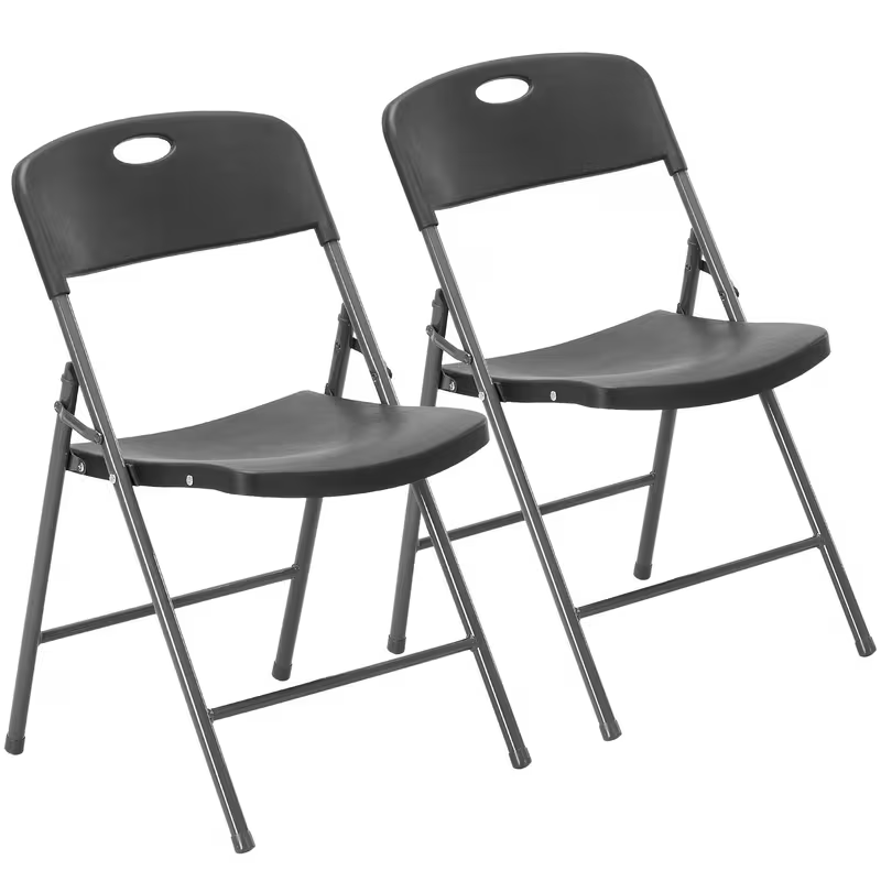White Folding Chairs – 2/4/6 Pack