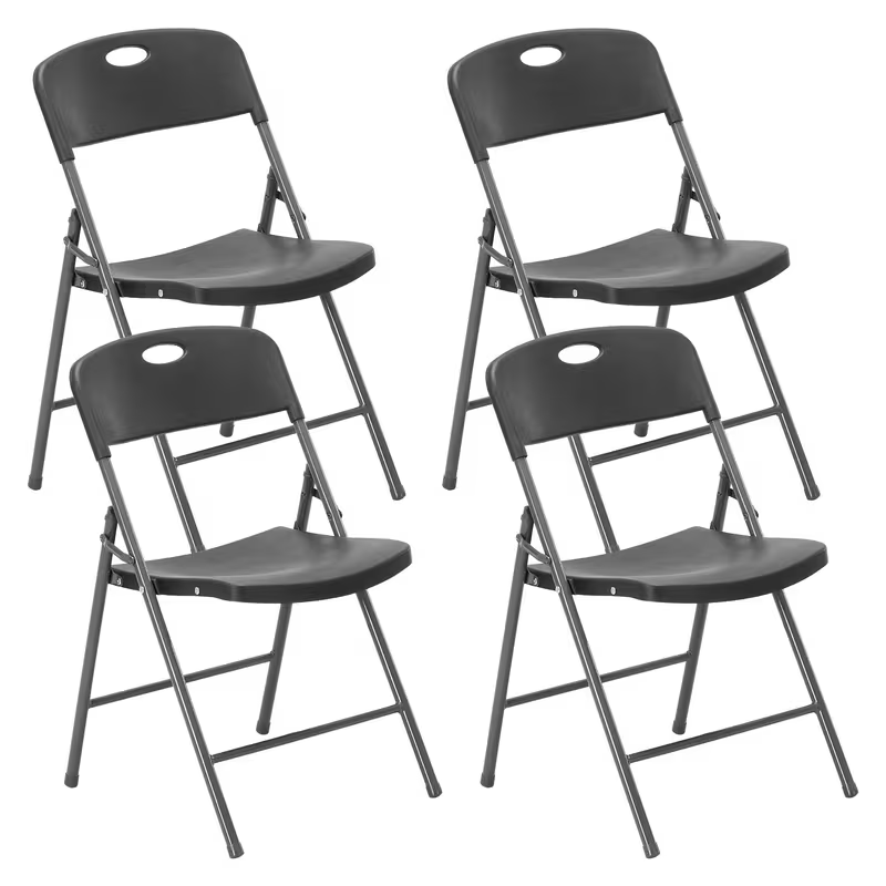 White Folding Chairs – 2/4/6 Pack