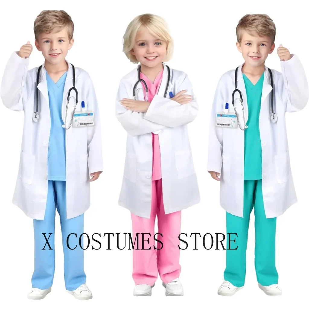 Kids Doctor & Nurse Role-Play Costume