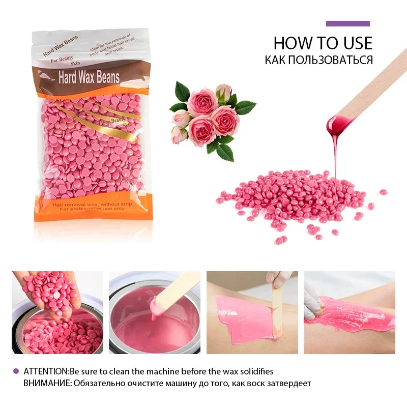 Hard Wax Beans for At-Home Hair Removal