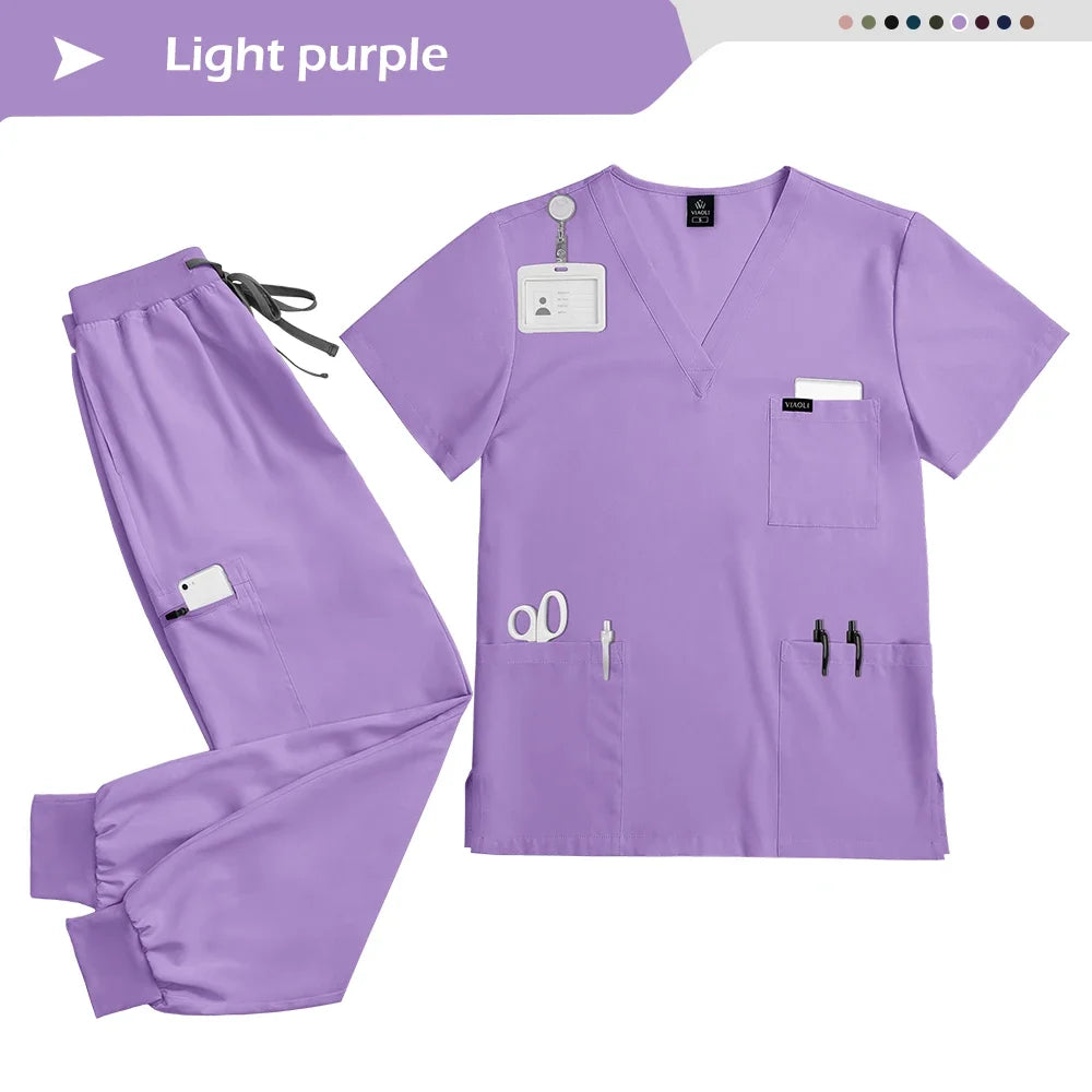 Women’s Short Sleeve Nurse Scrub Set
