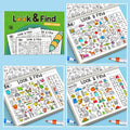 32-Page Hidden Object Coloring Book for Kids