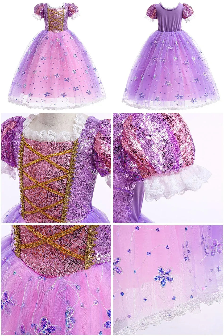 Kids Princess Costume Dress