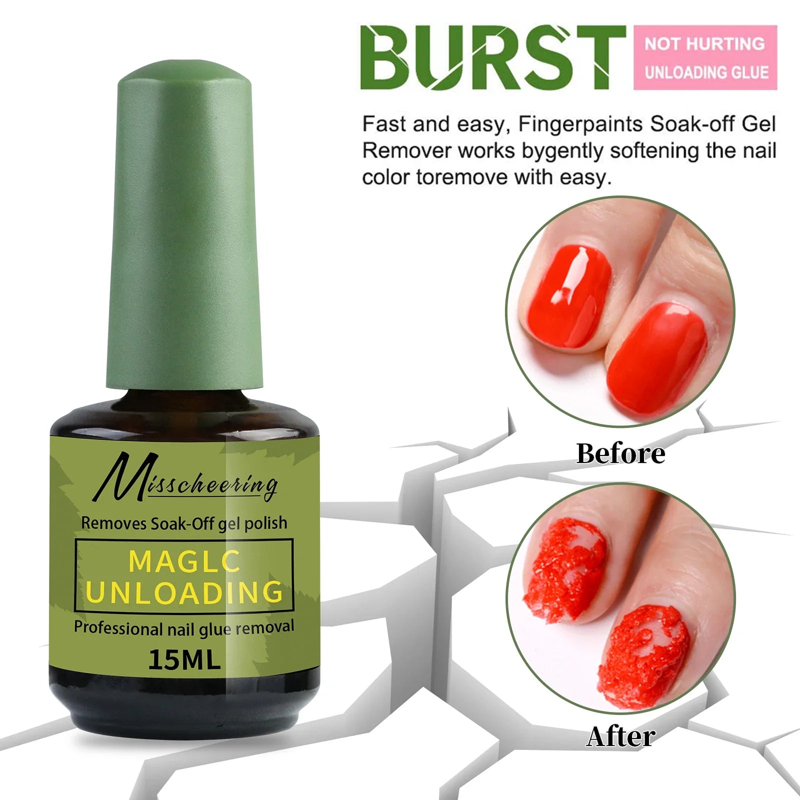 Misscheering 15ml Gel Polish Remover