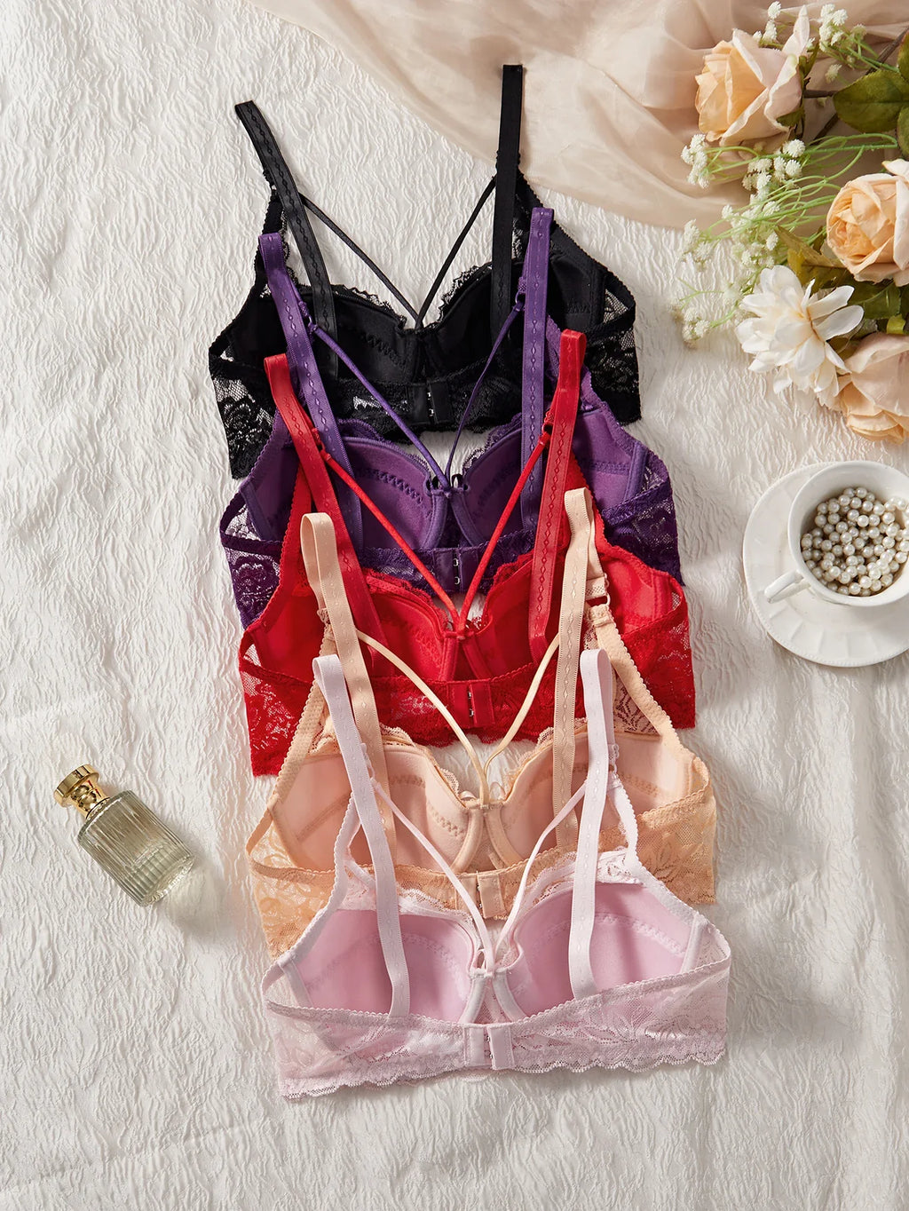 5-Piece Lace Lingerie Set