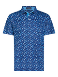 Sharks Performance Golf Polo – Navy