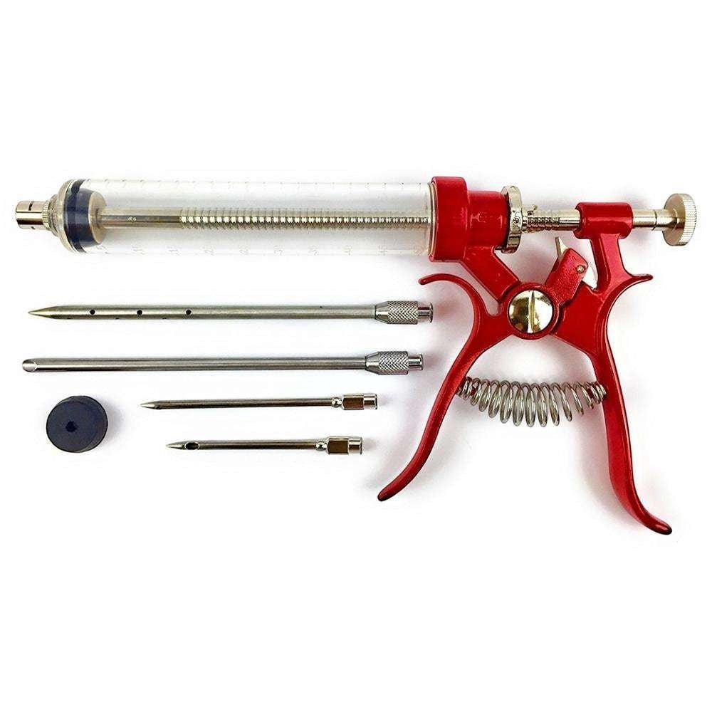 DDR BBQ Gourmet Meat Marinade Injector with Case