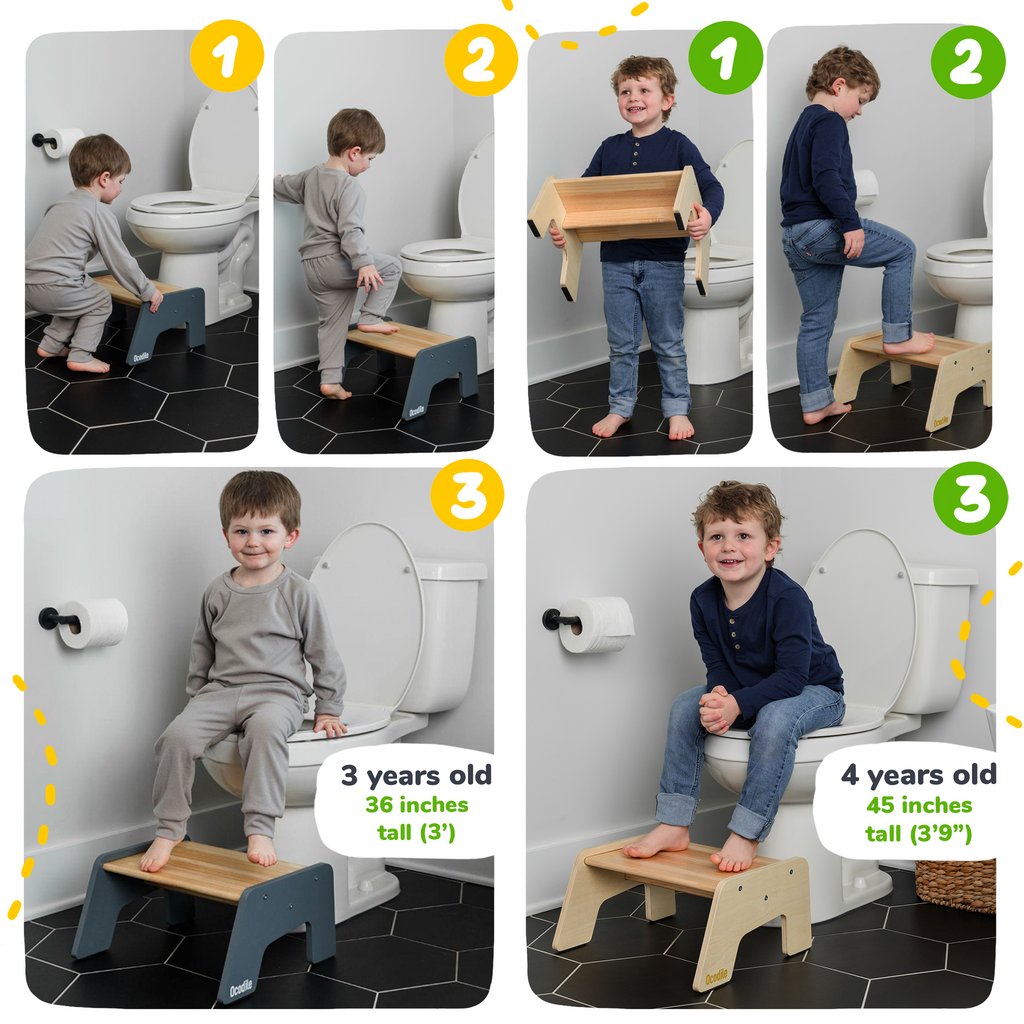 1-Step Wooden Kids Stool