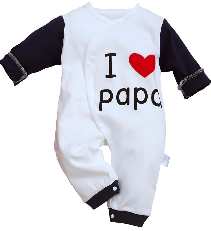 Baby Unisex "I Love You" Jumpsuit – Soft Cotton