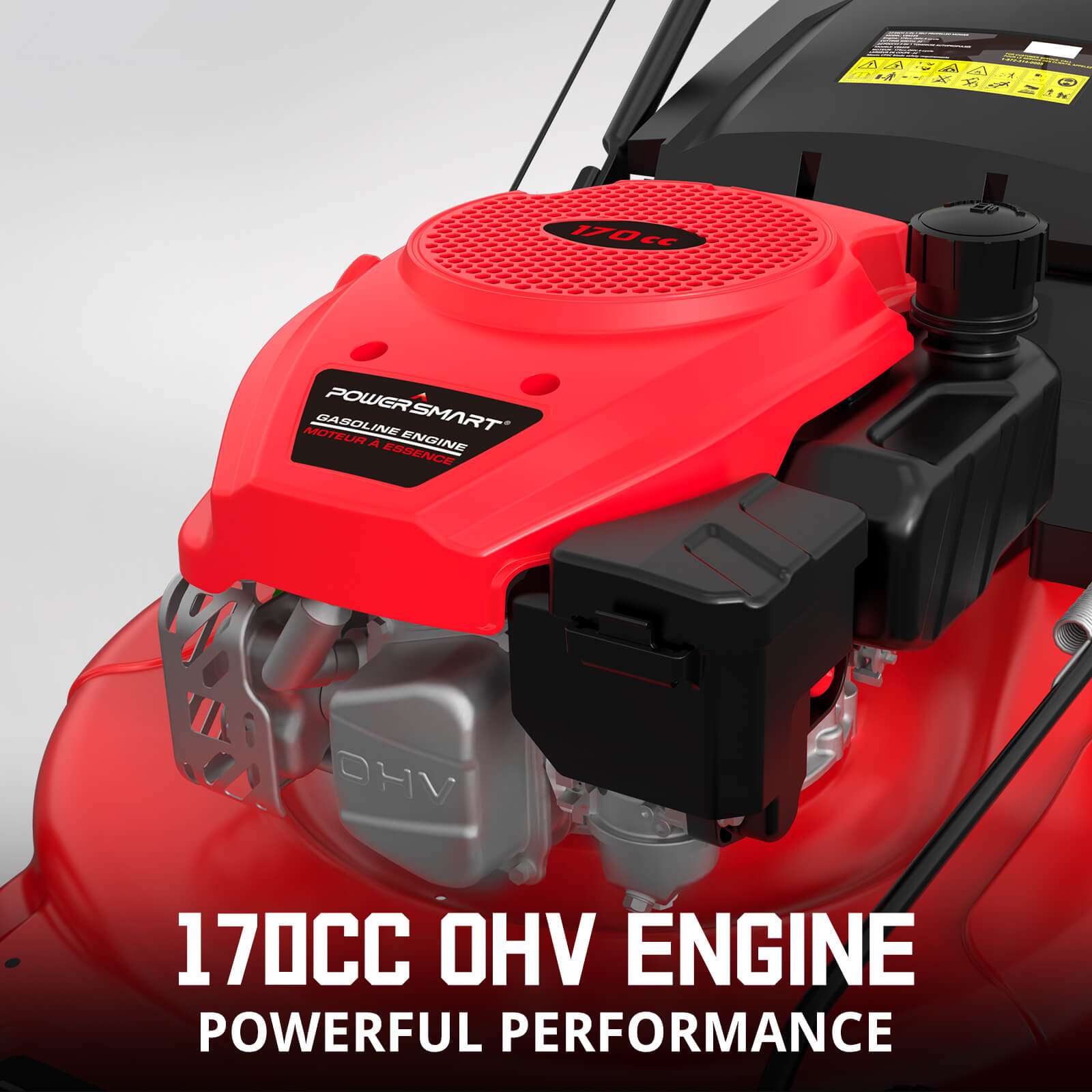 22" 170cc 3-in-1 Self-Propelled Lawn Mower & 16" 25cc String Trimmer Bundle V8622S+PS4532
