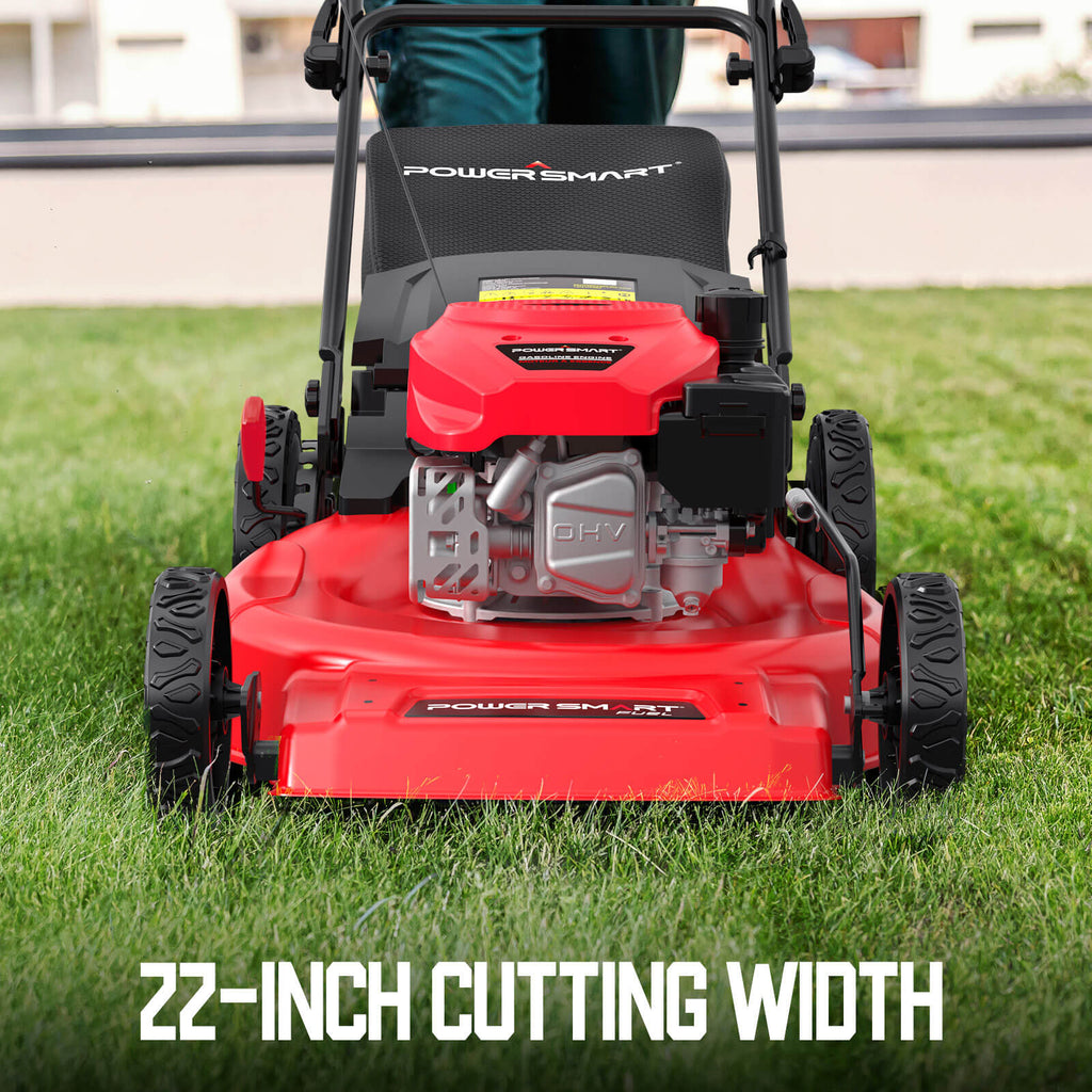 22" 170cc 3-in-1 Self-Propelled Lawn Mower & 16" 25cc String Trimmer Bundle V8622S+PS4532