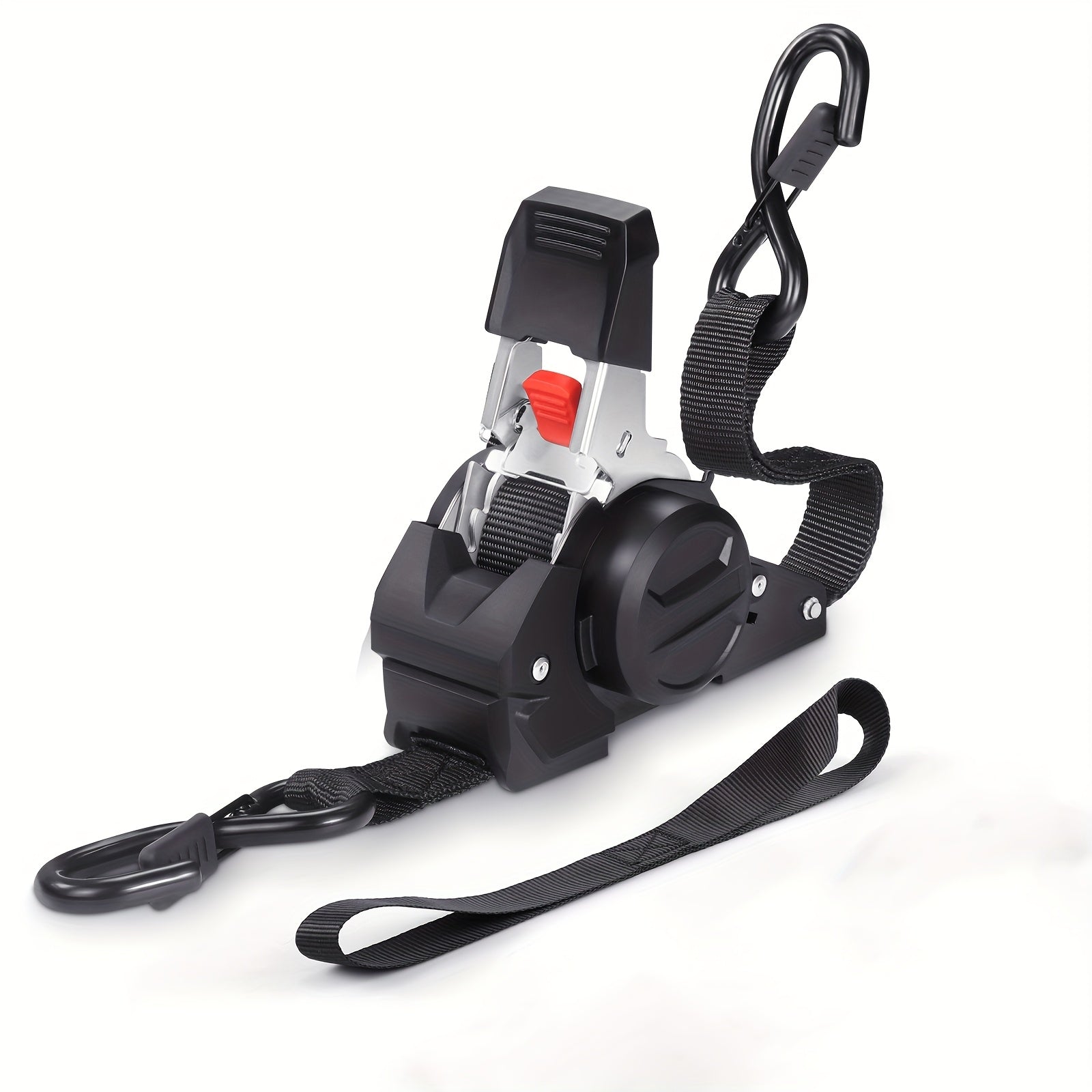 4-Pack Retractable Ratchet Tie-Down Straps