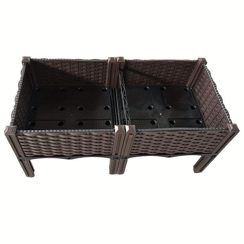 Raised Garden Bed Planter Box with Drainage