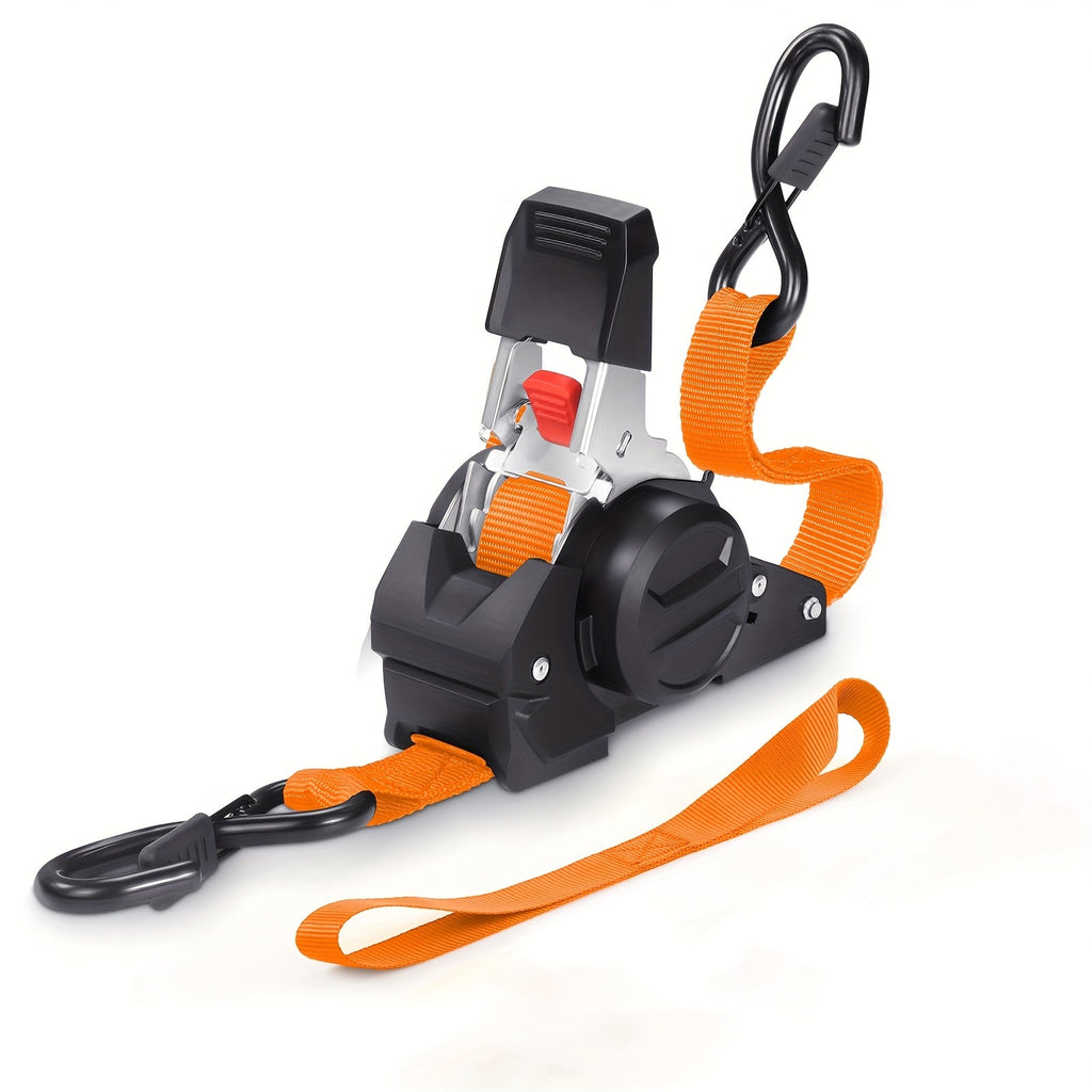 4-Pack Retractable Ratchet Tie-Down Straps