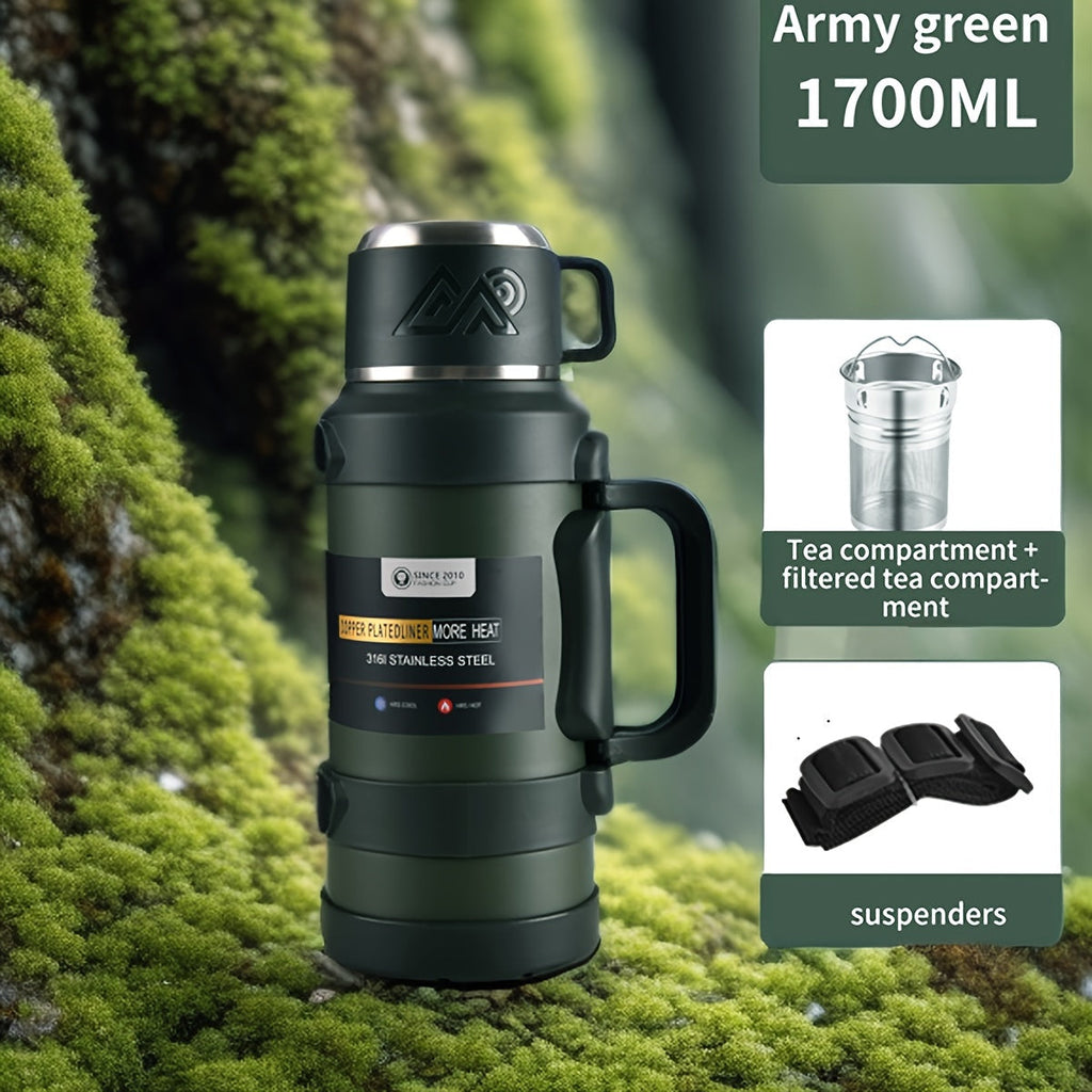 Large Insulated Stainless Steel Thermos