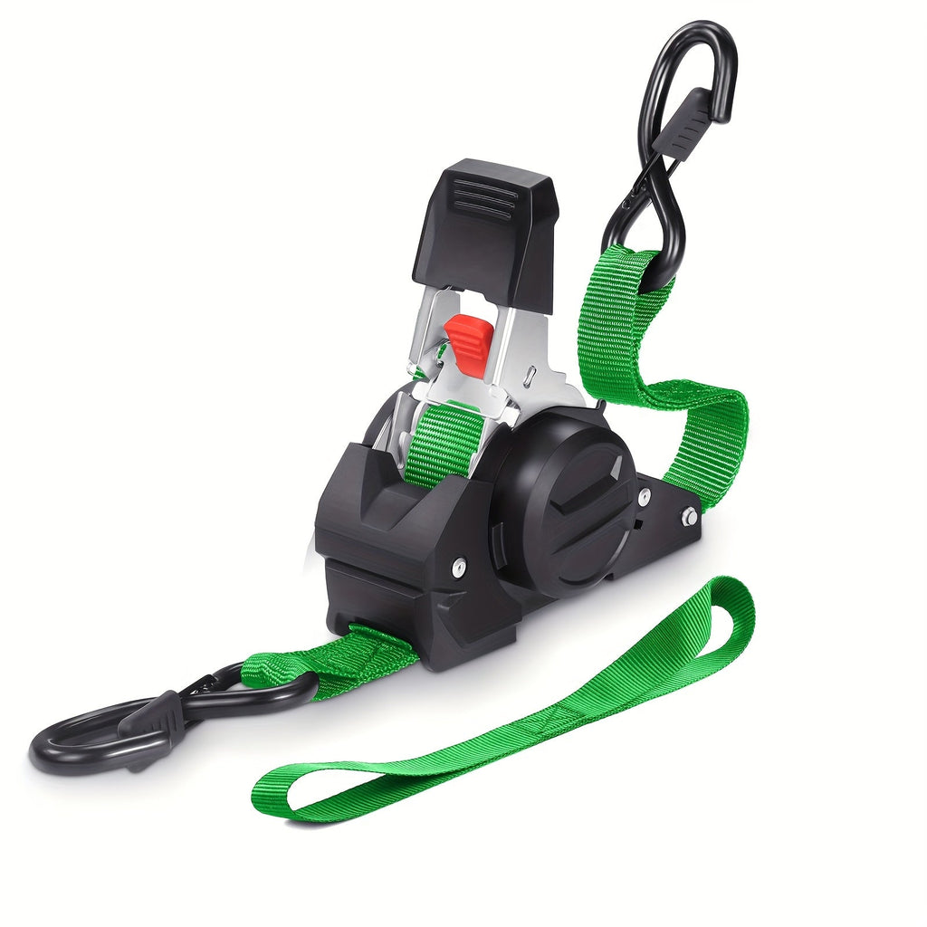 4-Pack Retractable Ratchet Tie-Down Straps