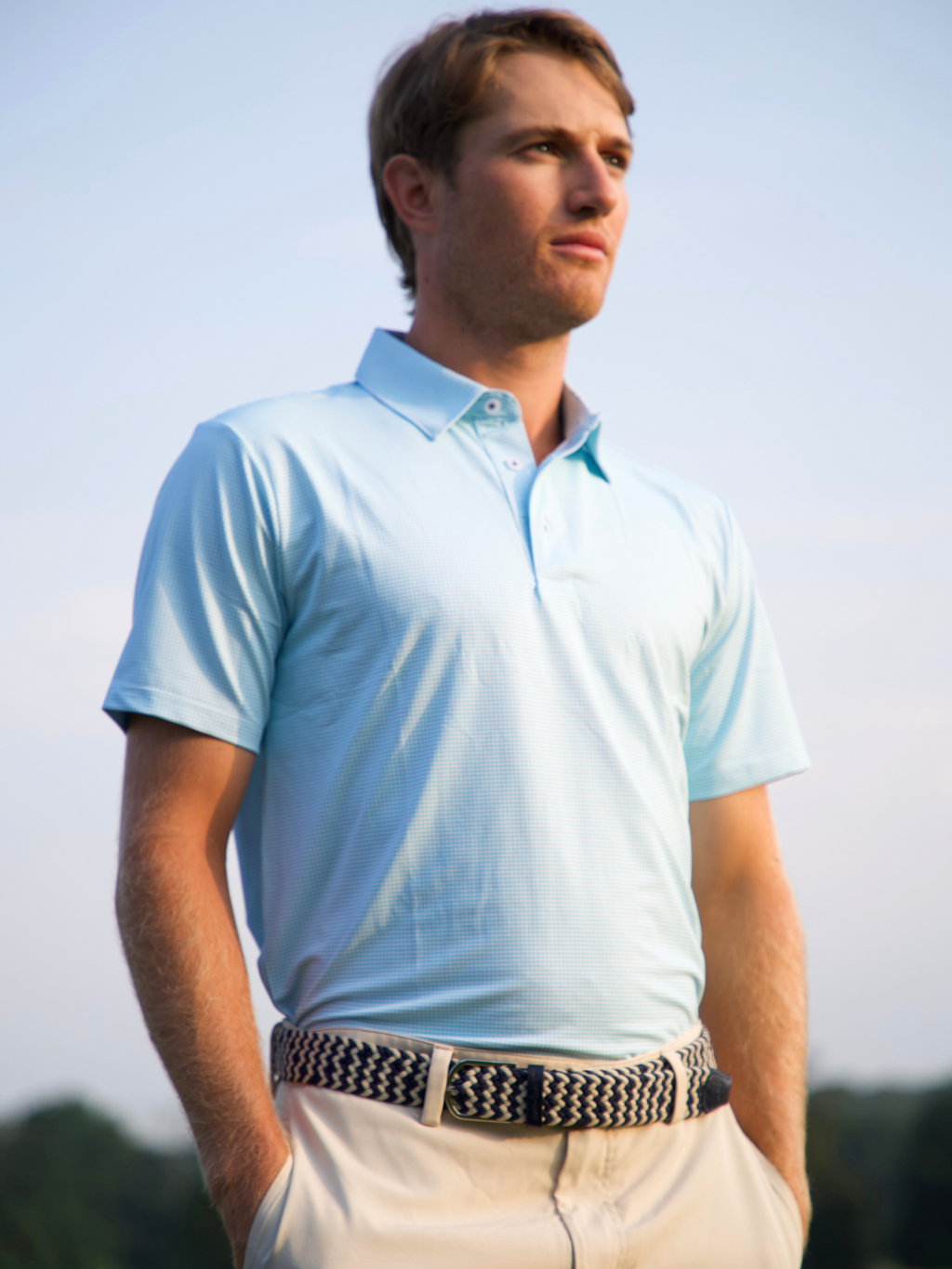 Vineyard Performance Golf Polo – Mist Green