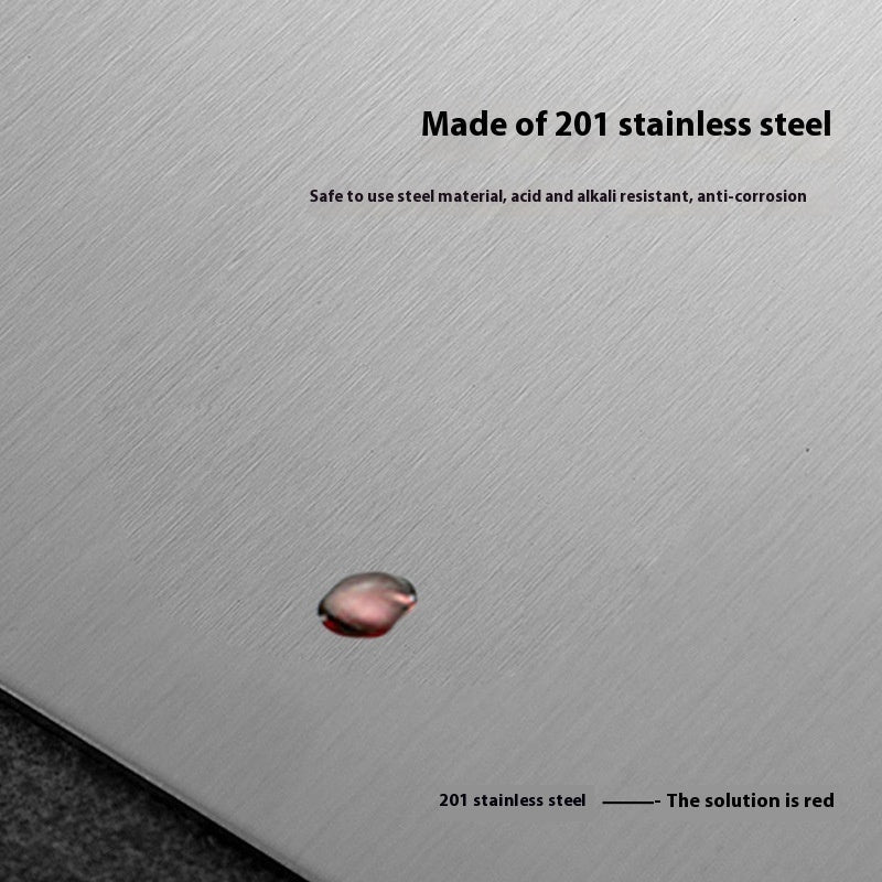 Double-Sided Stainless Steel Cutting Board