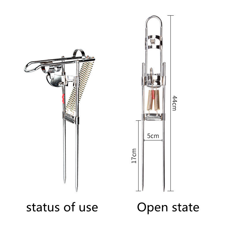 Anti-Rust Steel Fishing Rod Holder