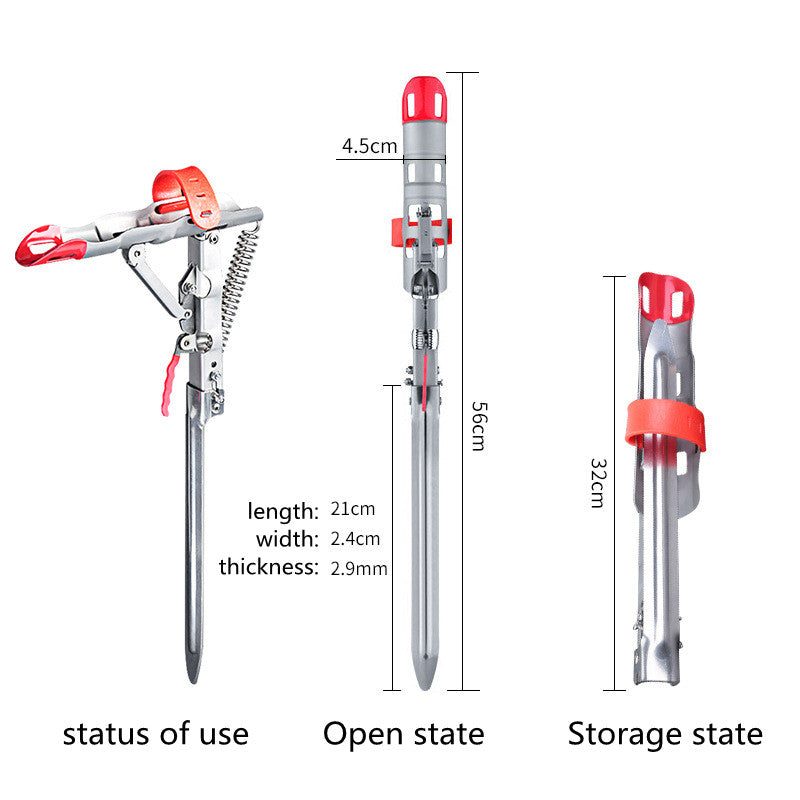 Anti-Rust Steel Fishing Rod Holder