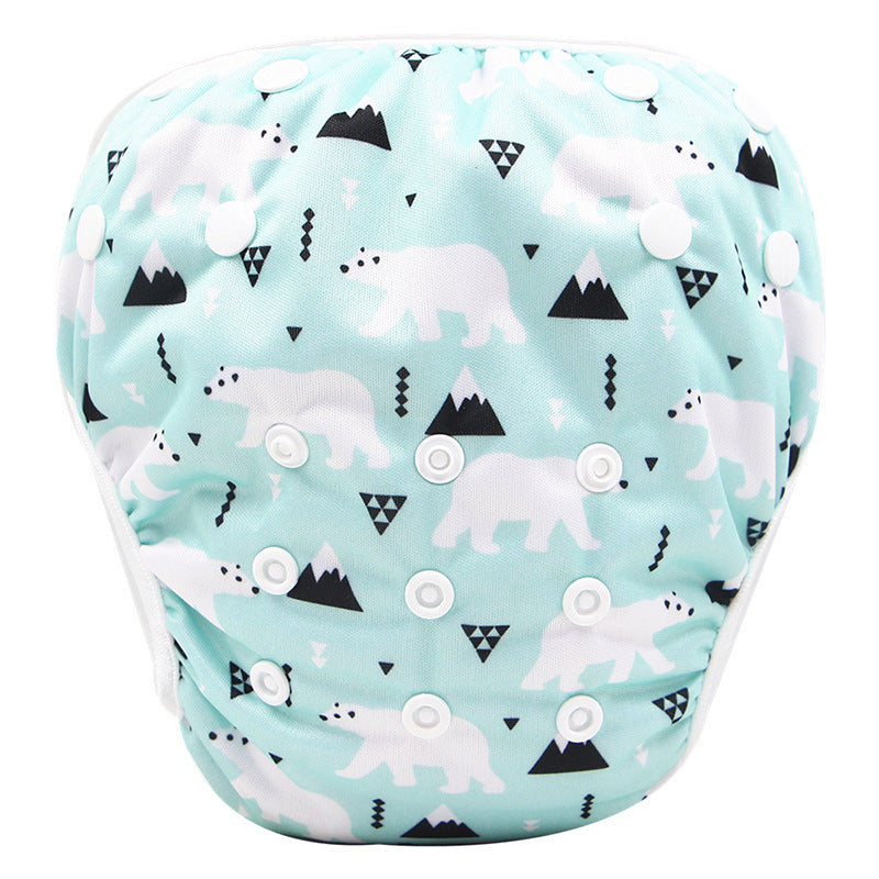 Cartoon Kids Swim Trunks