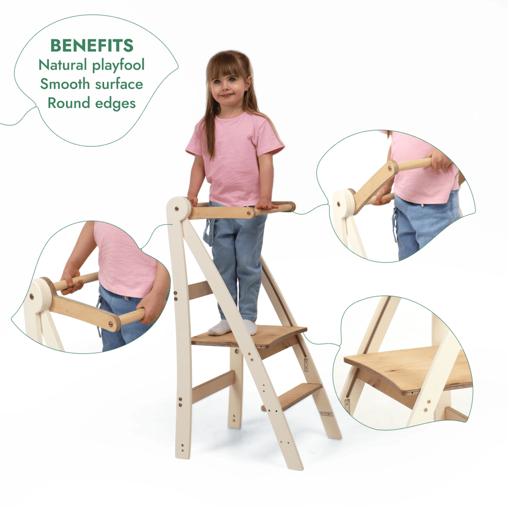 Adjustable Montessori Toddler Learning Tower