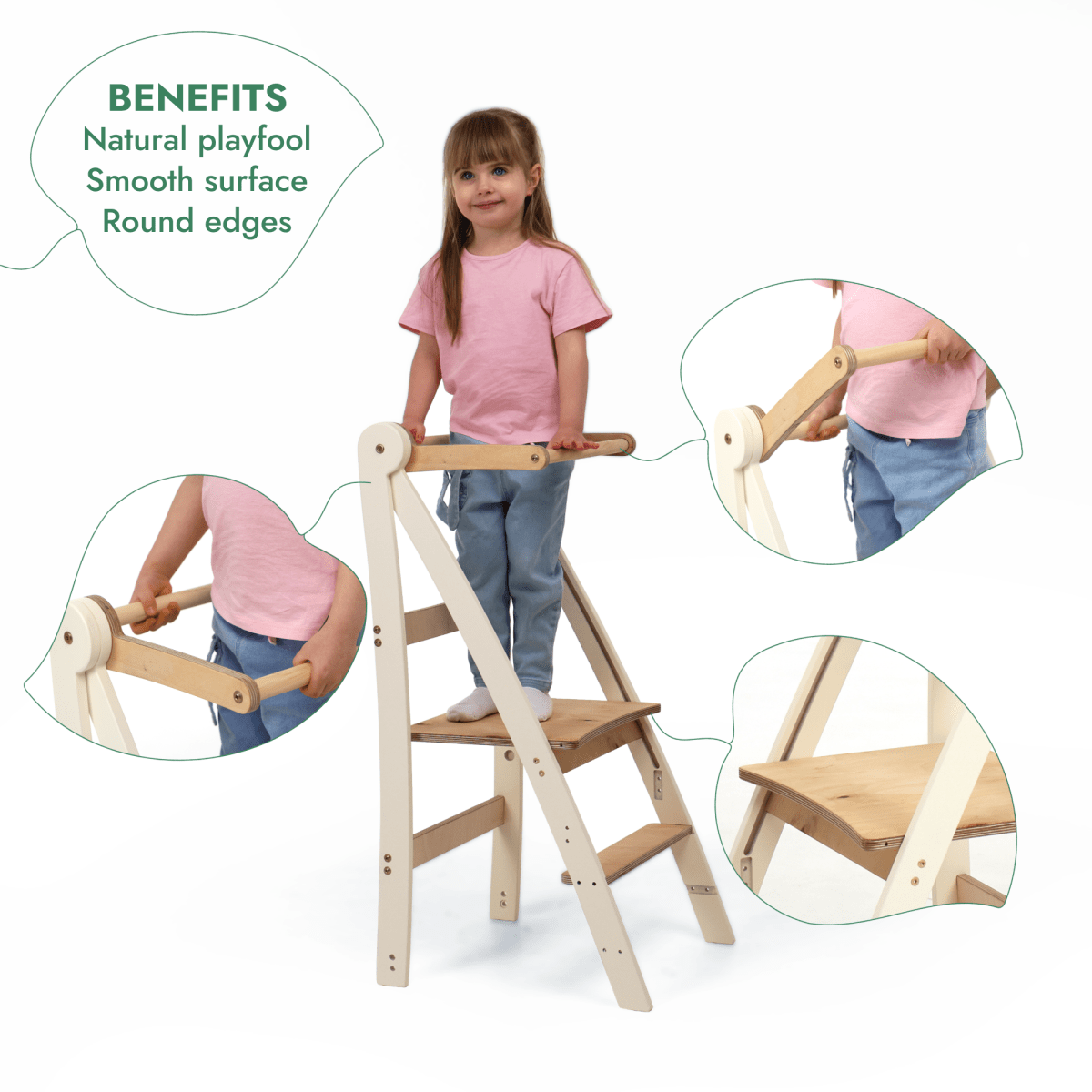 Adjustable Montessori Toddler Learning Tower