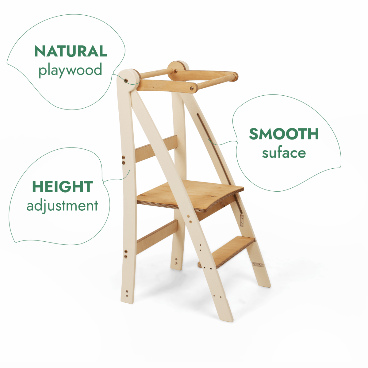 Adjustable Montessori Toddler Learning Tower