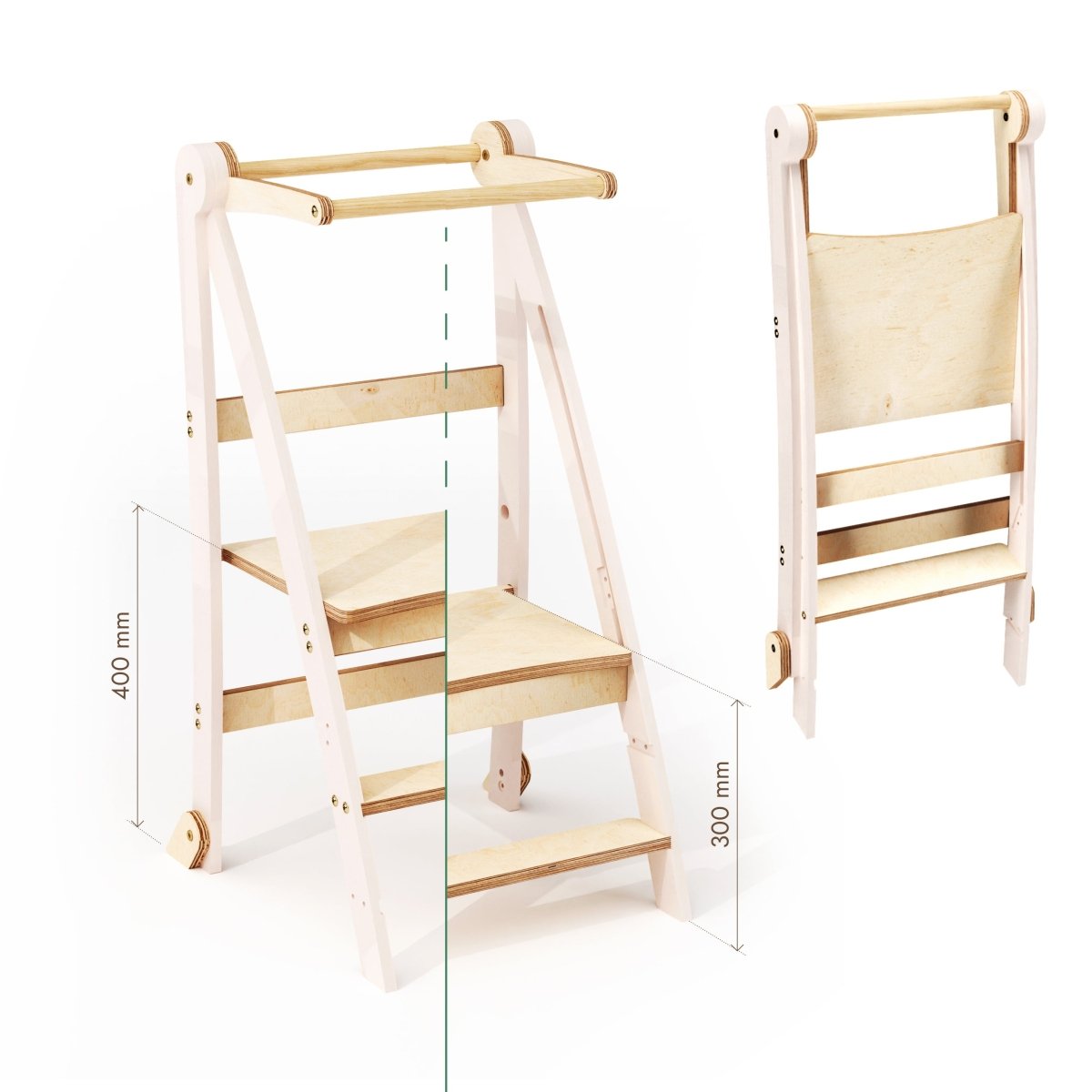 Adjustable Montessori Toddler Learning Tower