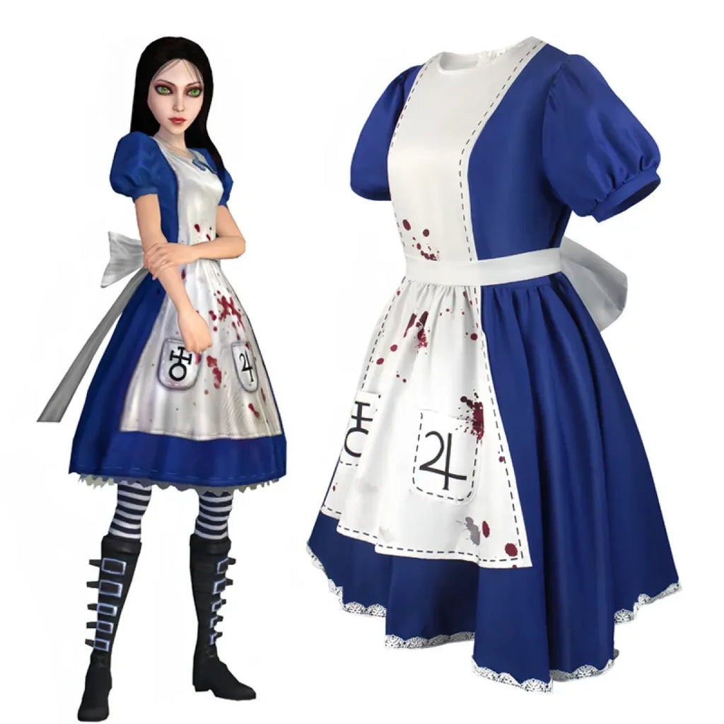 Alice Madness Returns Cosplay Costume Set