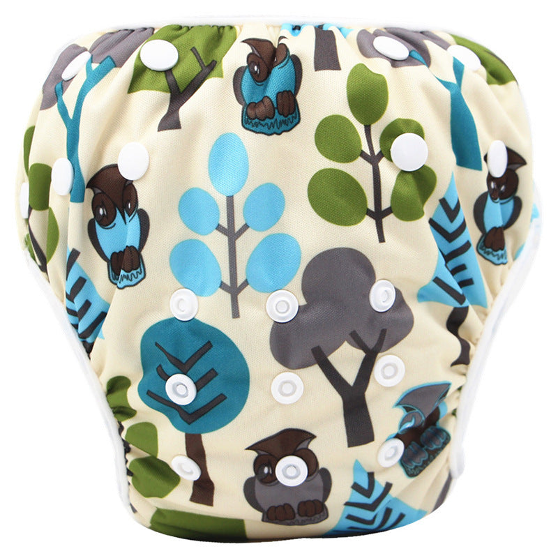 Cartoon Kids Swim Trunks
