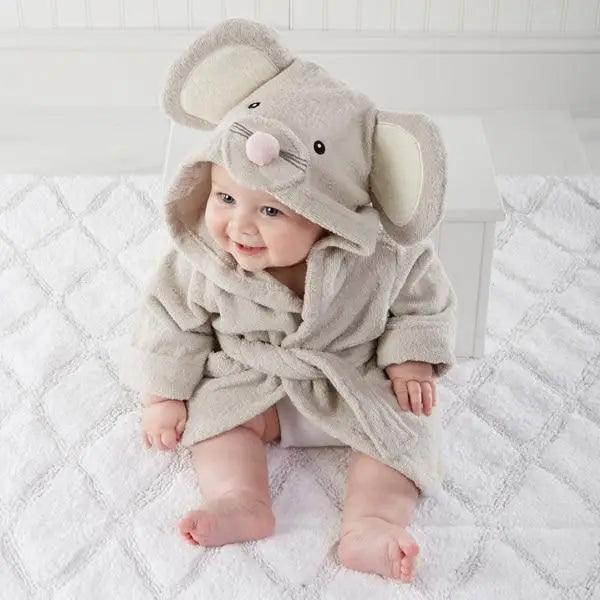 Cartoon Hooded Baby Bath Towel