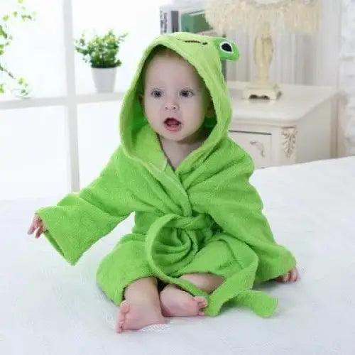 Cartoon Hooded Baby Bath Towel