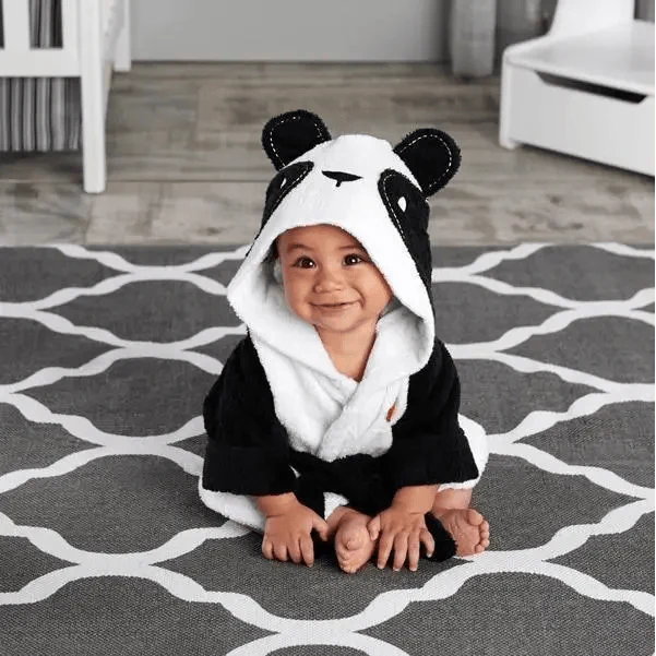 Cartoon Hooded Baby Bath Towel