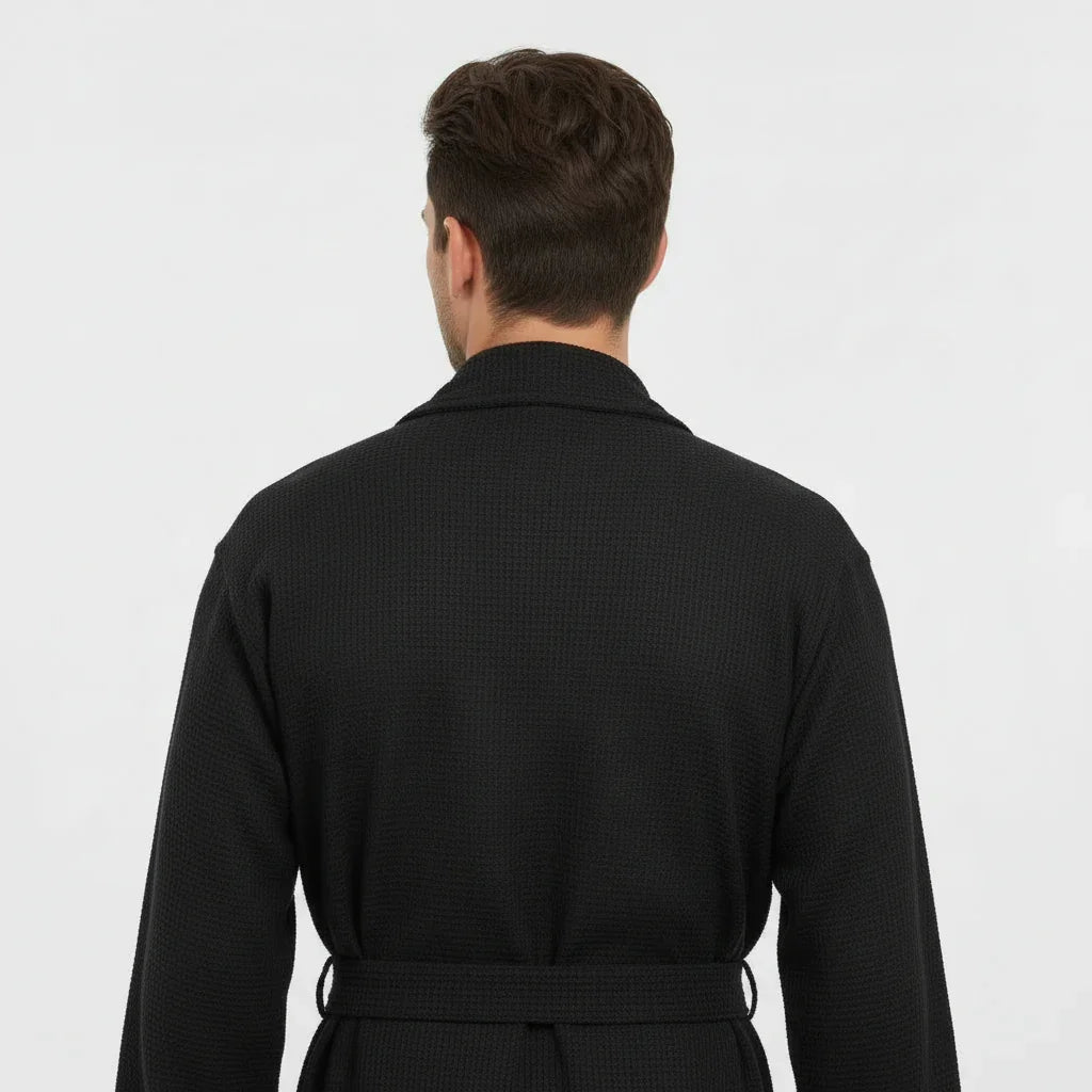 Men’s Lightweight Waffle Spa Robe