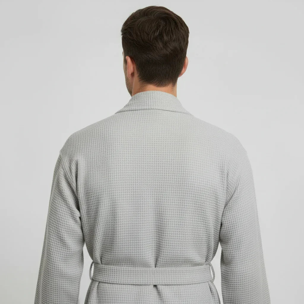 Men’s Lightweight Waffle Spa Robe