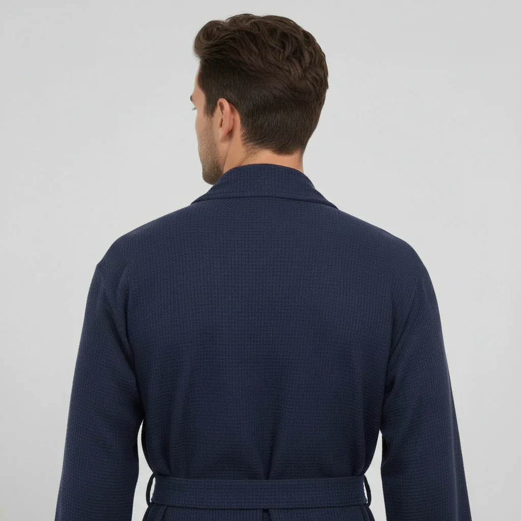 Men’s Lightweight Waffle Spa Robe