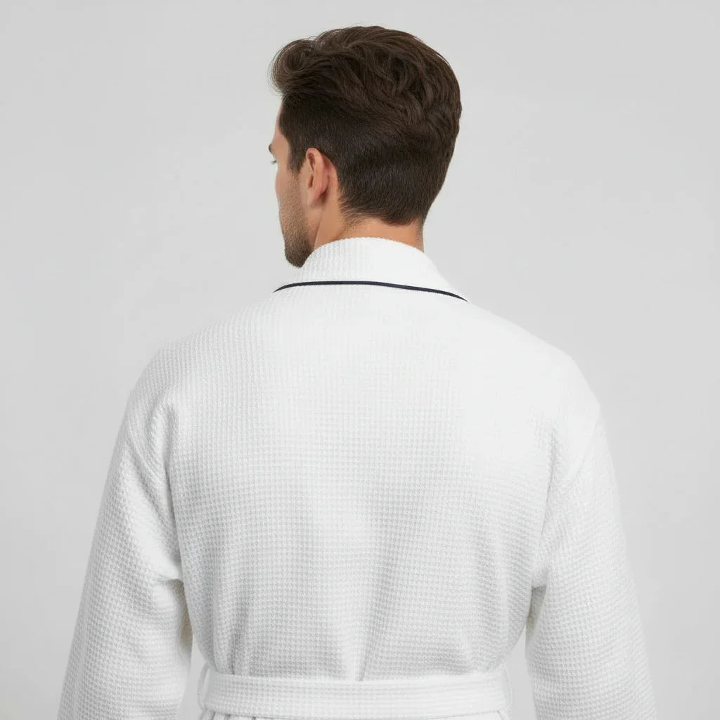 Men’s Lightweight Waffle Spa Robe