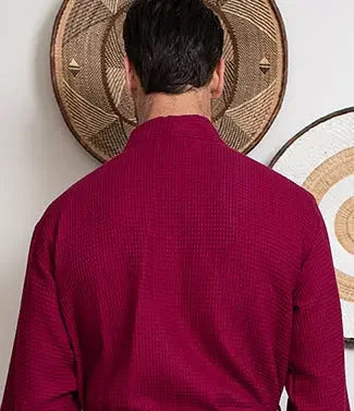 Men’s Lightweight Waffle Spa Robe