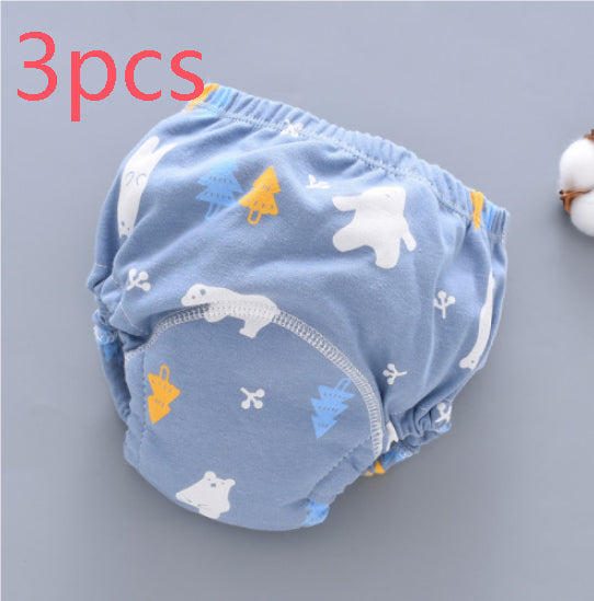 3-Pack Washable Baby Training Pants