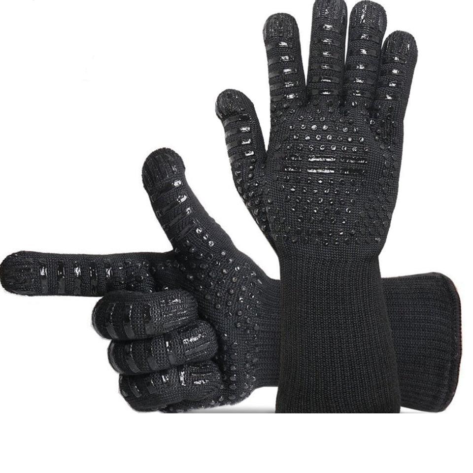 Heat-Resistant BBQ Grill Gloves