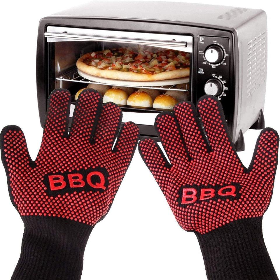 Heat-Resistant BBQ Grill Gloves