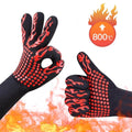 Heat-Resistant BBQ Grill Gloves