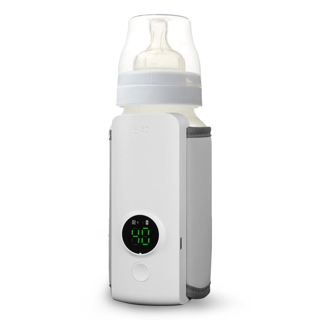 Portable Baby Bottle Warmer – USB Rechargeable, 6 Heat Settings