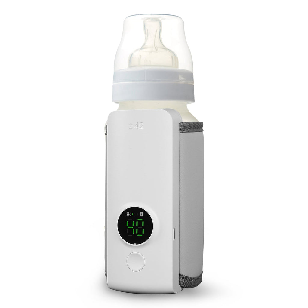 Portable Baby Bottle Warmer – USB Rechargeable, 6 Heat Settings