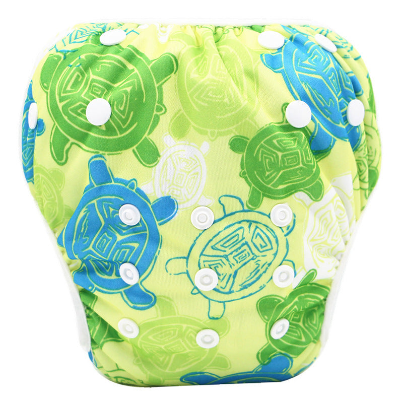 Cartoon Kids Swim Trunks
