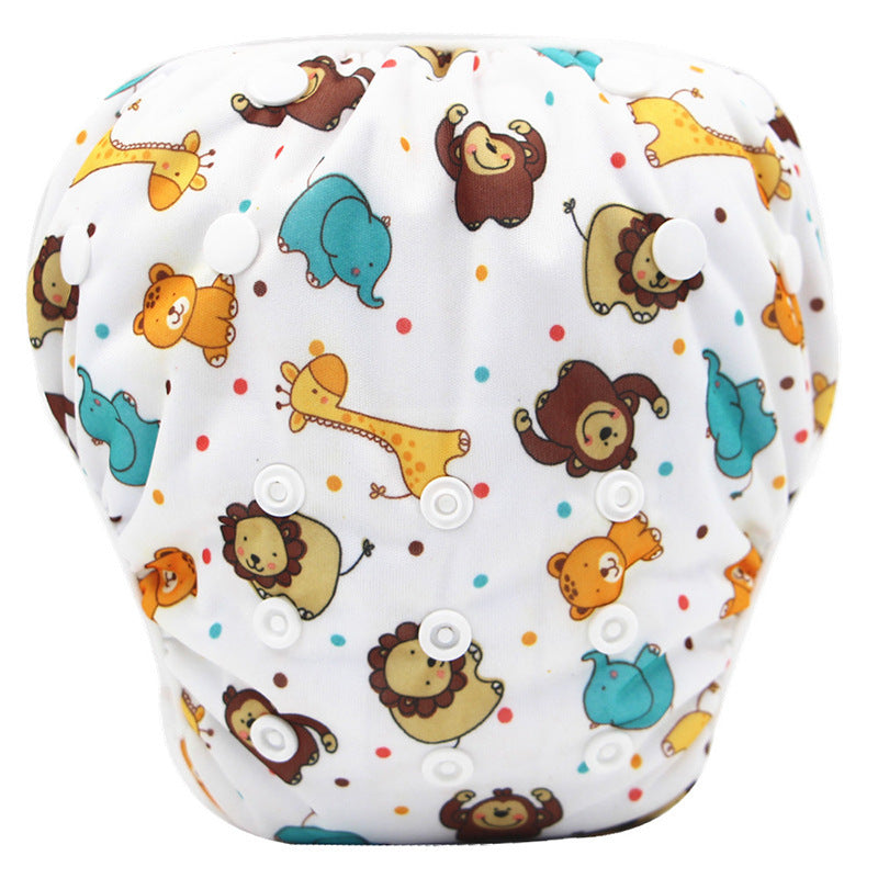 Cartoon Kids Swim Trunks