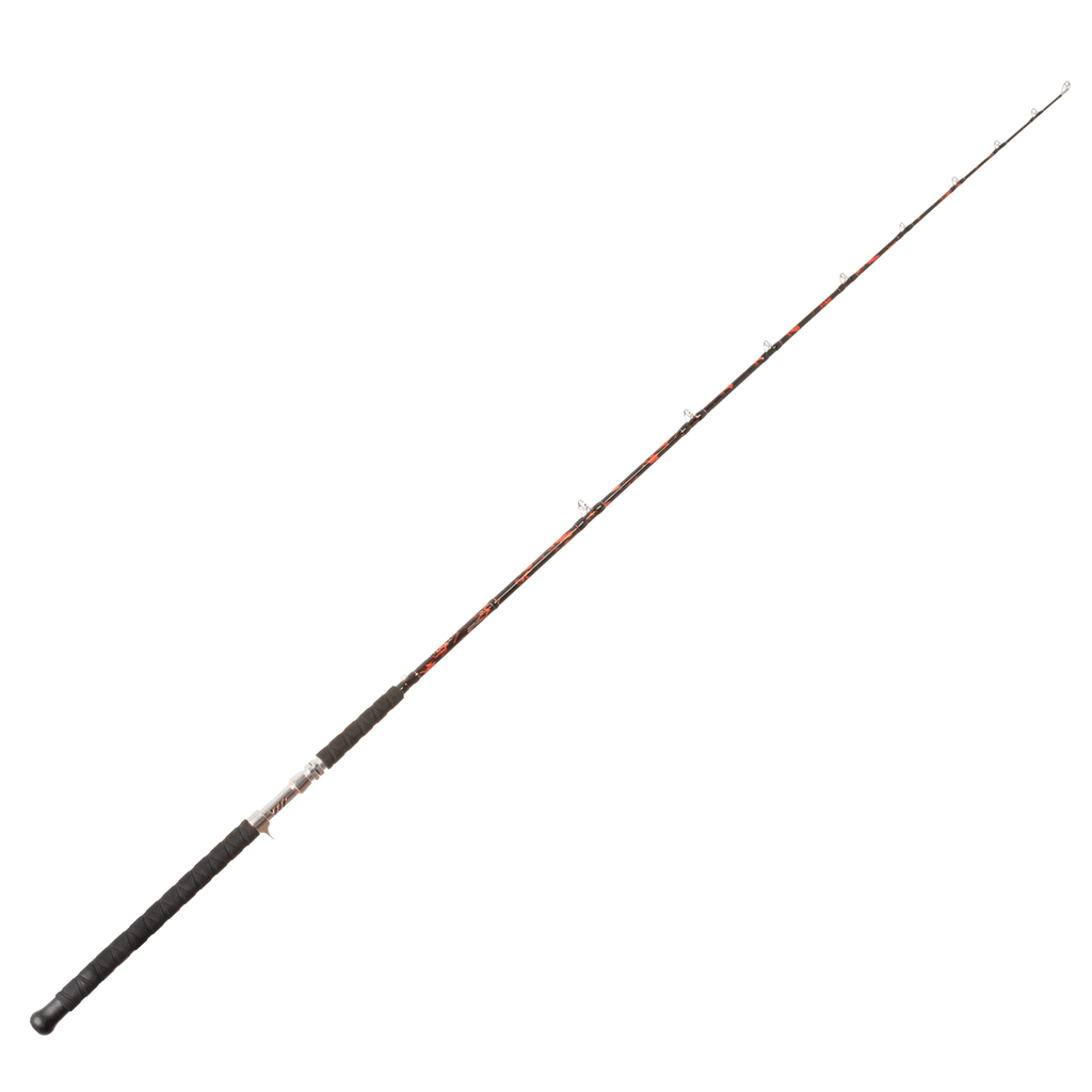 Black Dragon Fire Glow-in-the-Dark Spinning Rod