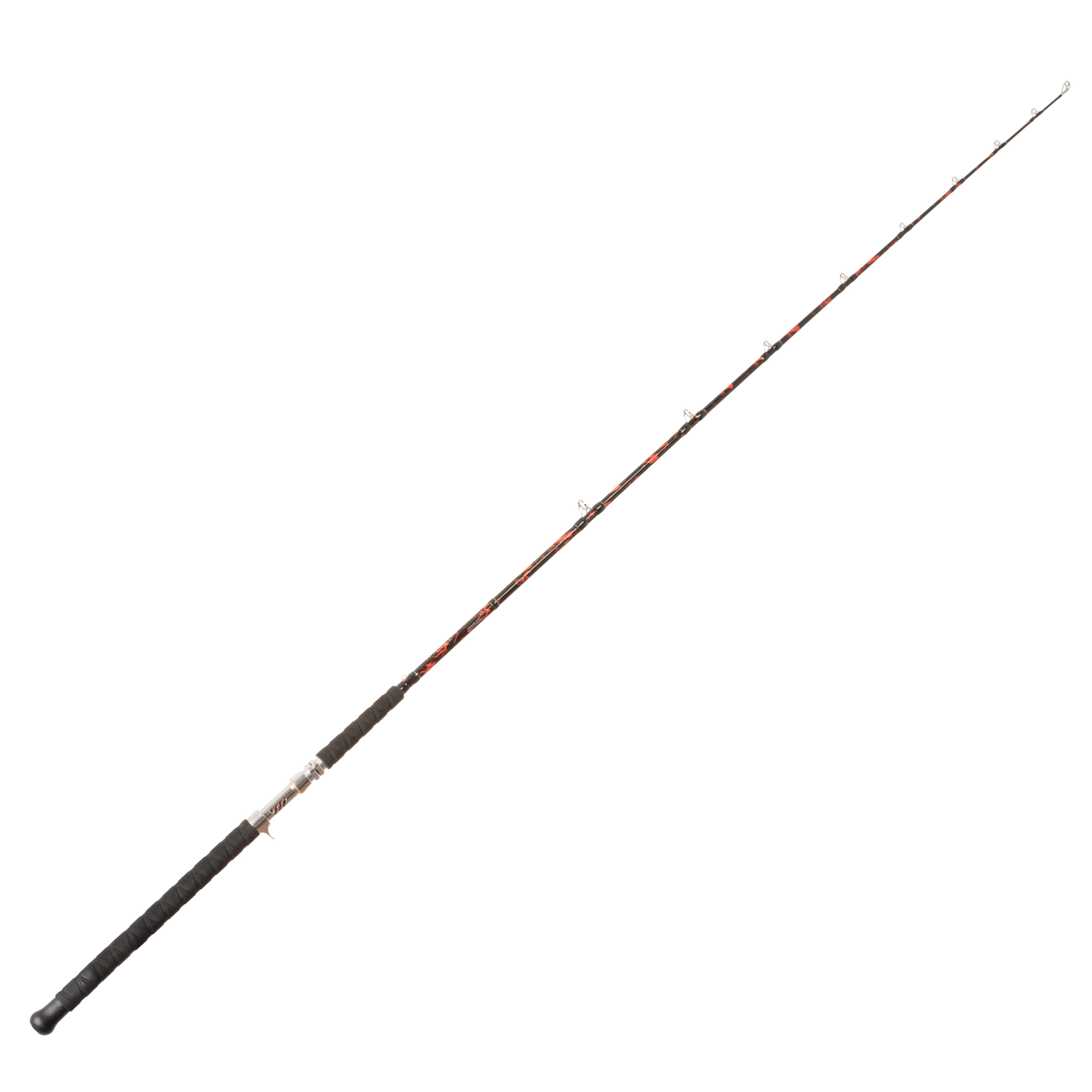 Black Dragon Fire Glow-in-the-Dark Spinning Rod